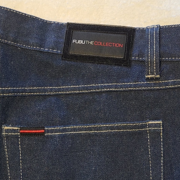 Fubu the collection vintage 90's denim jeans 40x34 hip hop carpenter - Picture 2 of 16